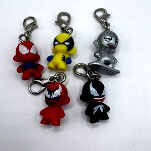 Marvel Munny Micro-Figure Zipper Pull set of Five